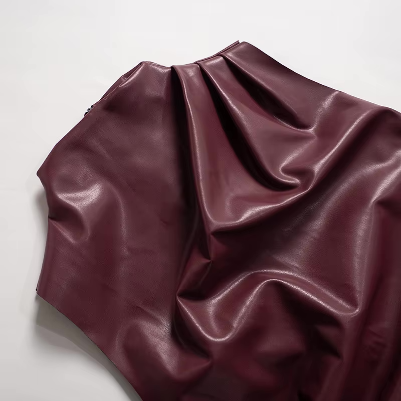 Top vintage rouge bordeaux