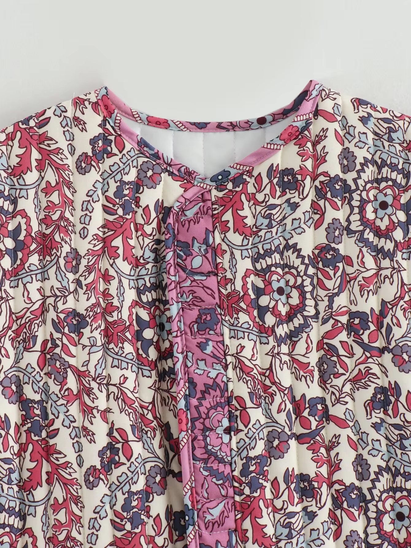 Veste sans manche rose