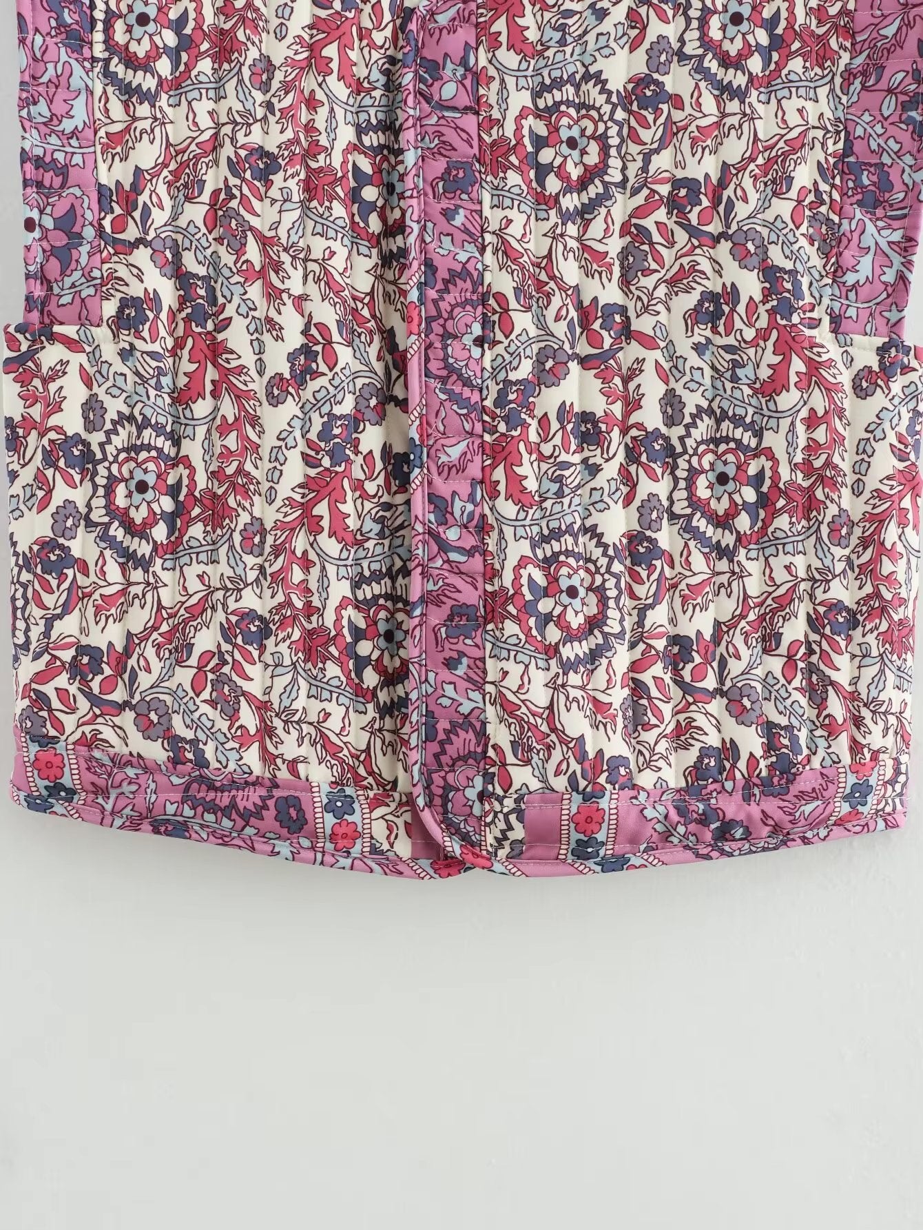 Veste sans manche rose