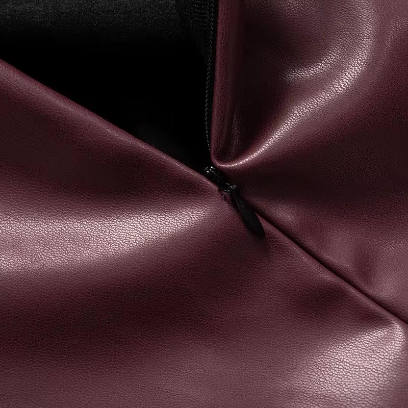Top vintage rouge bordeaux