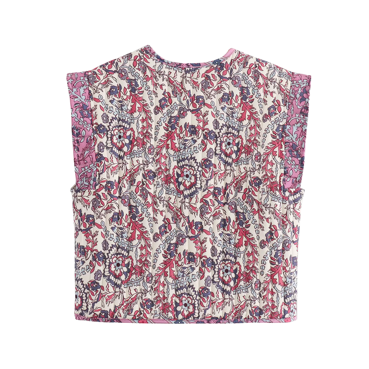 Veste sans manche rose