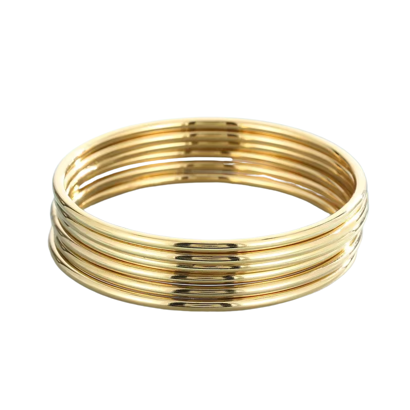Bracelet rond minimaliste 7pcs