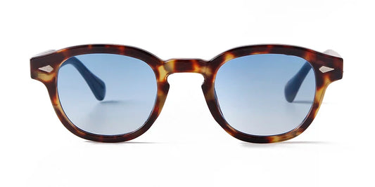 Lunette de soleil leopard bleu