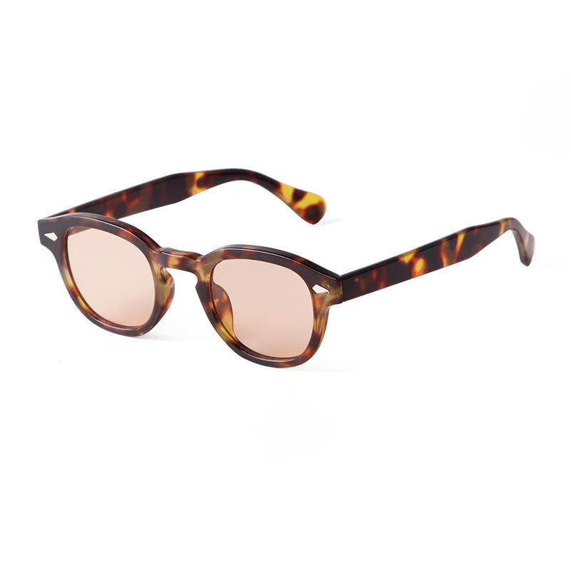 Lunette de soleil leopard rose