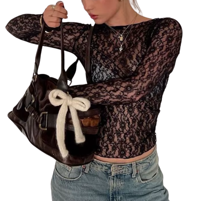 Top en dentelle
