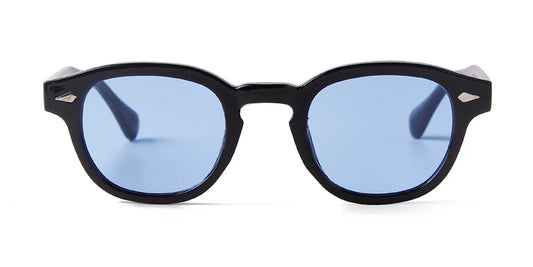 Lunette de soleil bleu